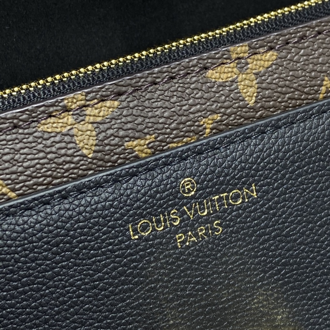 Louis Vuitton VICTOIRE Handbag Monogram M41730 Black